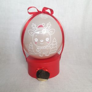 Świąteczny balon- KOLOROWANKA